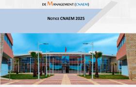 CONCOURS NATIONAL D'ACCÈS AUX ECOLES  DE MANAGEMENT (CNAEM)  NOTICE CNAEM 2025