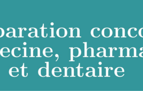 Préparation concours médecine, pharmacie et dentaire